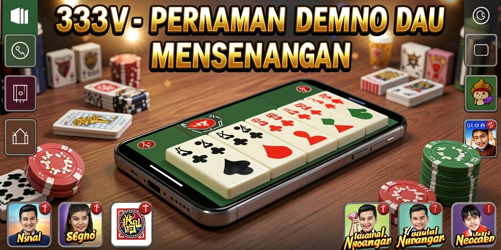 Tampilan gameplay Domino yang seru dan kompetitif dalam 333V.