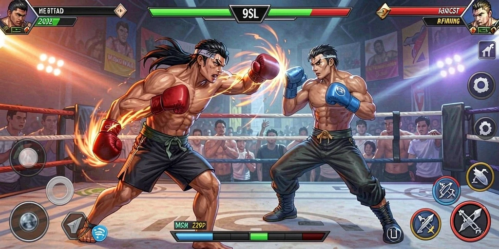 Tampilan gameplay <strong>9SL</strong> yang menampilkan pertarungan seru dan aksi mendebarkan.