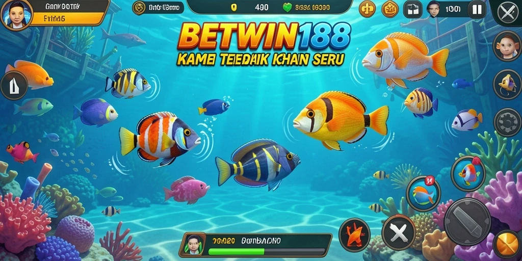 Tampilan gameplay seru Tembak Ikan di BETWIN188.