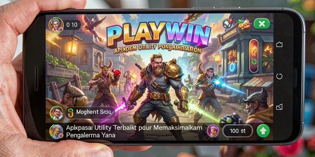 Screenshot utama PLAYWIN menampilkan fitur pengelolaan tugas yang efisien dan mudah digunakan.