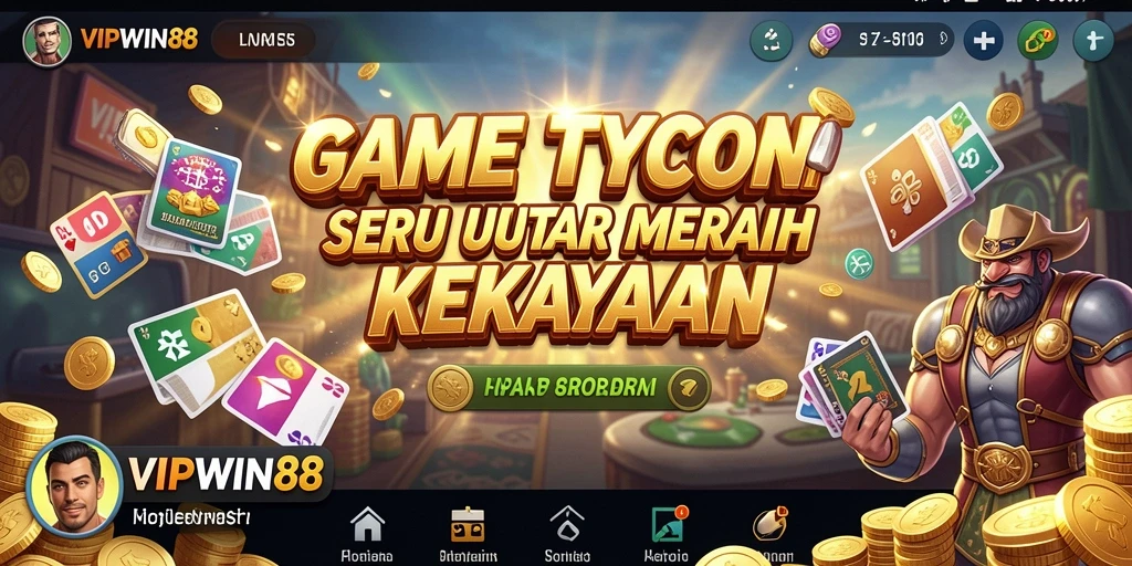 Screenshot gameplay VIPWIN88 menampilkan manajemen bisnis yang seru.
